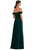 Draped Pleat Off-The-Shoulder Maxi Dress - 3079