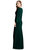 Long Puff Sleeve V-Neck Trumpet Gown - 3083