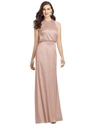 Sleeveless Blouson Bodice Trumpet Gown - 3055 - Toasted Sugar