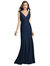 Sleeveless Seamed Bodice Trumpet Gown - 3060 - Midnight Navy