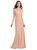 Sleeveless Seamed Bodice Trumpet Gown - 3060 - Pale Peach