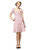 Twist Wrap Convertible Mini Dress - LBTWIST - Chalk Pink
