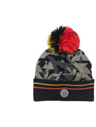 Camo Printed Knit Hat - E10ZM01_000