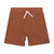 Cuffed French Terry Short - Caramel - Caramel