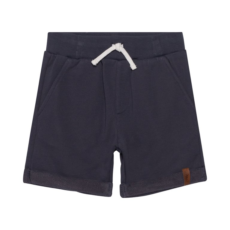 Cuffed French Terry Short - Dark Grey - Dark Grey