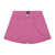 Denim Short With Pleat - Pinky Mauve