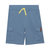 French Terry Bermuda Cargo Shorts - Dusty Blue - Dusty Blue