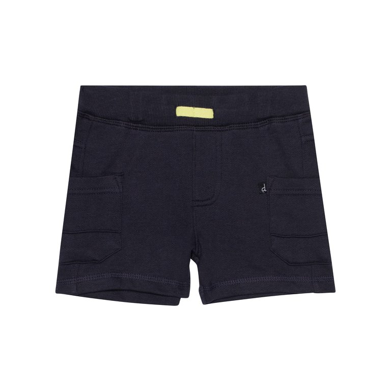 French Terry Short With Pockets - Dark Grey  - Dark Grey