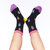 Jacquard Socks - Black Ice Cream Cone Print