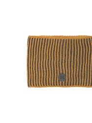 Knitted Neckwarmer Yellow Brown - E10XT2_270