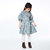 Long Sleeve Baby Corduroy Printed Dress