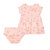 Organic Cotton Printed Dress Set - Pink Snails - Pink Snails