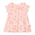 Organic Cotton Printed Dress Set - Pink Snails