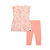 Organic Cotton Printed Tunic And Leggings Set - Pink Snails - Pink Snails