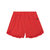 Organic Cotton Striped Short With Frill - Red - Red Stripe