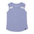 Organic Cotton Tank With Crochet - Lavender Blue - Lavender Blue