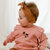Organic Cotton Top And Pant Set - Dusty Pink/Oatmeal Mix