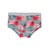 Printed Boyshort Pantie - Blue Roses & Butterflies - Blue Roses And Butterflies