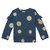 Printed French Terry Sweatshirt Navy Lemon - Navy Printed Lemon