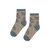 Printed Socks Light Heather - Grey Dinosaurs -  Grey Dinosaurs