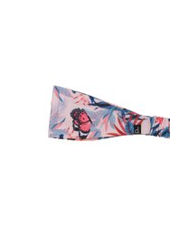 Printed Swimwear Headband - Pink/Blue Butterflies - Pink/Blue Butterflies