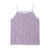 Printed Tank Top - Lilac Little Flowers - Lilac Little Flowers