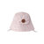 Printed Twill Hat Light Pink Flowers - Light Pink Printed Flowers