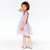 Short Sleeve Dress With Rainbow Tulle Skirt Lilac