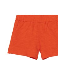 Short With Pocket - Orange
