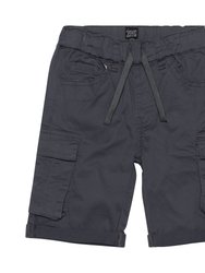 Twill Cargo Short Dark Grey - Dark Grey