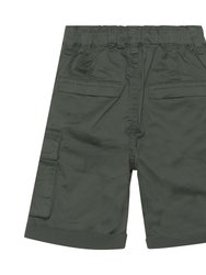 Twill Cargo Short Khaki