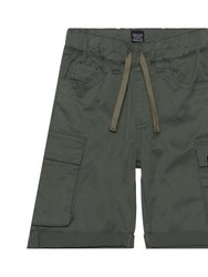 Twill Cargo Short Khaki - Khaki