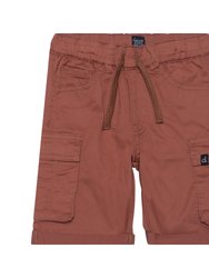 Twill Cargo Short Rusty Brown - Rusty Brown