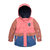 Two Piece Snowsuit - Printed Rainbow and Colorblock Jacket with Printed Rainbow and Colorblock Pant