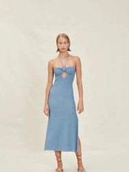 Clementine Dress - Steel Blue