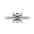 Asscher Solitaire Ring