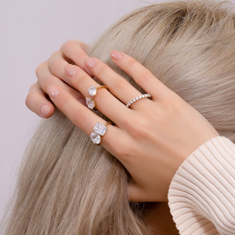 Asymmetrical Open Ring