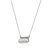 Bar Pearl Pendant Necklace