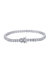 Classic 3mm Princess Cut Tennis Bracelet