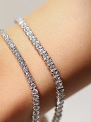 Classic 3mm Round Cut Tennis Bracelet