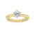 Classic Round Solitaire Ring - Yellow Gold
