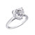 Cubic Zirconia Cocktail Ring - White
