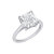 Cubic Zirconia Cocktail Ring - White