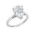 Cubic Zirconia Cocktail Ring - White