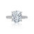 Cushion Emerald Cut Solitaire Ring