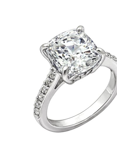 Diamonbliss Cushion Emerald Cut Solitaire Ring product