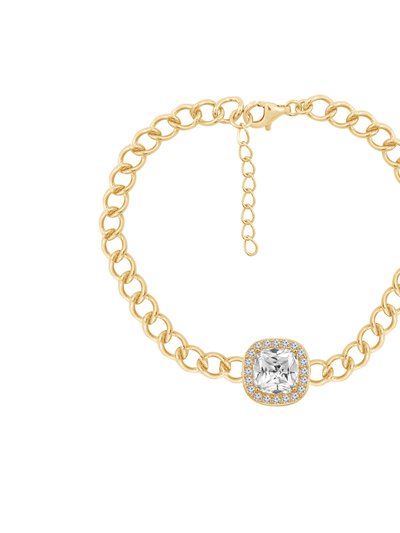 Diamonbliss Cushion Halo Chain Bracelet product