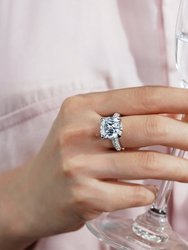 Fancy Gallery Cushion Cocktail Ring