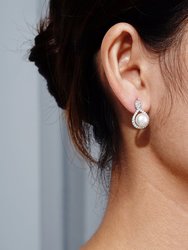 Freshwater Pearl Drop Stud Earrings