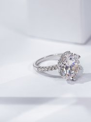 Glamour Oval Cocktail Ring